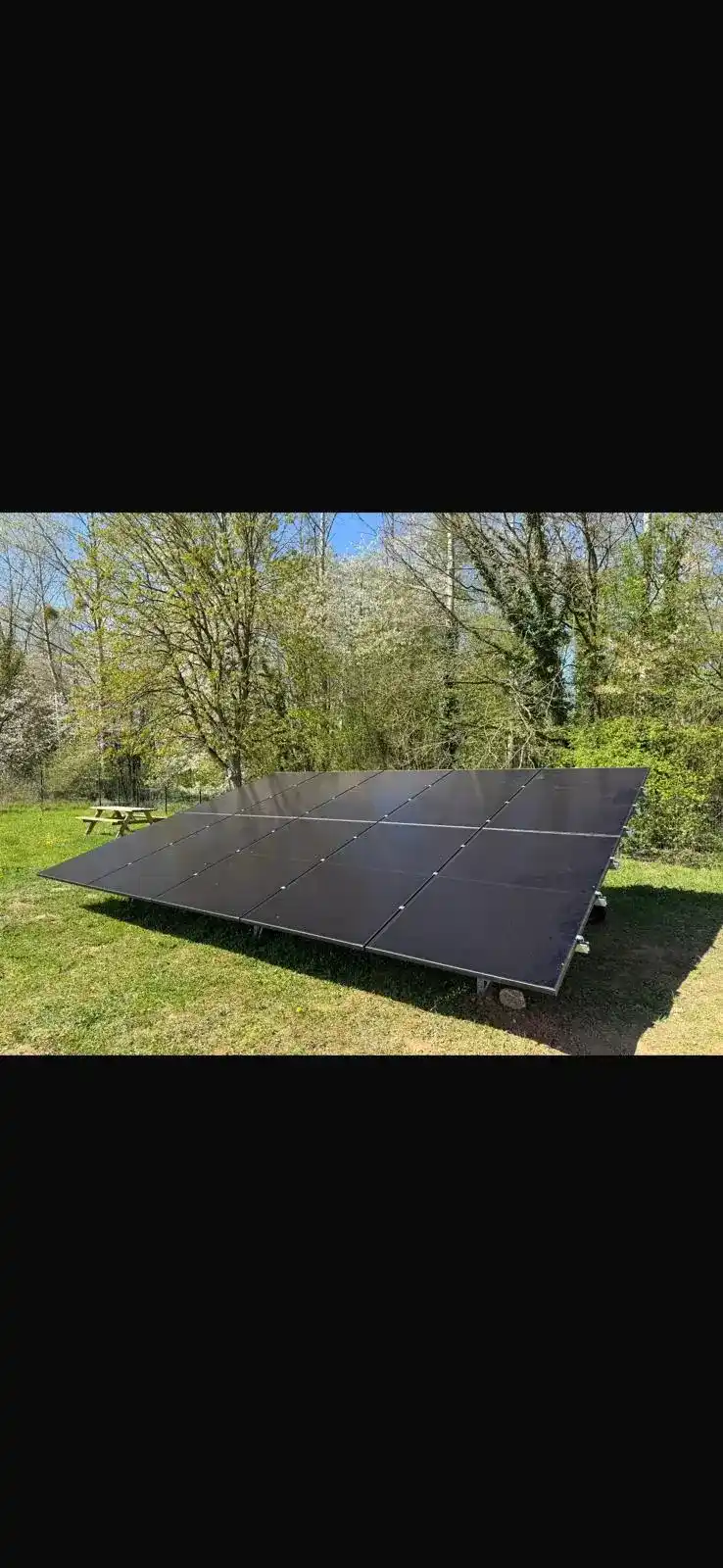 Installation photovoltaïque au sol en Meuse